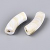 Two Tone Acrylic Beads MACR-WH0015-02-2