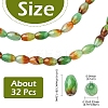 1Strand Natural Agate Beads Strands G-YW0002-38-3