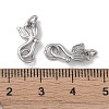 Brass Hook and S-Hook Clasps KK-G497-25P-3