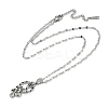 Brass Micro Pave Black Cubic Zirconia Snake Pendant Necklaces LS-NJEW-K280-08P-2