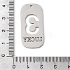 304 Stainless Steel Pendants STAS-D200-02D-P-3