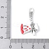 Alloy Enamel Pendants PALLOY-Q031-10AS-C-3