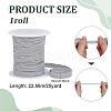 Flat Polyester Metallic Elastic Cord OCOR-BC0009-40B-02-2