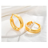 Brass Ring Hoop Earrings for Women EJEW-A121-17B-G-1