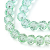 Transparent Glass Beads Strands GLAA-E036-07R-4