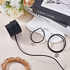 1 Roll 10M Round Braided Cowhide Cords WL-SC0001-03A-4