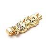 Brass Micro Pave Cubic Zirconia Pendants KK-H433-14B-G-3