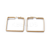 201 Stainless Steel Angular Hoop Earrings EJEW-F219-02B-G-1