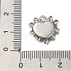 304 Stainless Steel Pendant Cabochon Settings STAS-H225-08P-3