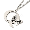 201 Stainless Steel Necklaces NJEW-Q336-01Q-P-4