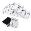 Rectangle Paper Jewelry Set Storage Boxes with Bowknot LS-CON-TAC0014-04G-1