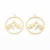 Ion Plating(IP) 304 Stainless Steel Pendants LS-A-STAS-N090-LA911-2-1