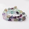 Nuggets Natural Fluorite Bead Strands G-M345-03-2