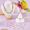 600Pcs 2 Styles CCB Plastic Beads CCB-SP0001-15B-4