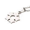 Non-Tarnish Stainless Steel Pendants Necklaces LS-NJEW-K267-01B-P-1