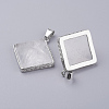 Natural Quartz Crystal Pendants G-E442-02W-2