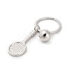 Zinc Alloy Tennis Keychains KEYC-I117-01P-02-2