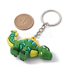 Cartoon Dinosaur PVC Plastic Keychain KEYC-JKC00673-3