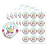 5 Sheets Round Dot PVC Waterproof Decorative Sticker Labels DIY-WH0481-04-1