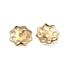 304 Stainless Steel Bead Caps STAS-P448-09N-G-1
