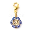 Plating Acrylic Pendant Decorations HJEW-JM00671-3