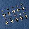 Brass Spring Ring Clasps KK-FS0001-50G-7