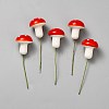 Resin Artificial Mushroom for Garden Ornament Flower Pots Bonsai Micro Landscape Decoration AJEW-WH0567-54C-1