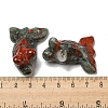 Natural Bloodstone Carved Healing Goldfish Figurines DJEW-D012-08I-3