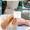 12Pcs 2 Colors 304 Stainless Steel Bar Link Chain Bracelet Making AJEW-MA00003-5