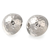 304 Stainless Steel Half Round Stud Earrings EJEW-I312-05P-2