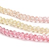 Transparent Painted Glass Beads Strands DGLA-A034-T1mm-A09-4