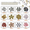 Metallic Colour Letter Beads Kit for DIY Jewelry Making Findings Kit DIY-YW0004-85-2