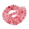 Transparent Glass Beads Strands GLAA-T023-8mm-A13-2