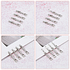 4Pcs Brass Extender Chain FIND-FH0009-25A-4