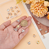 Alloy & Brass Cubic Zirconia Charms ZIRC-AR0001-26-3