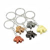 Synthetic & Natural Gemstone Keychain KEYC-S253-03-1