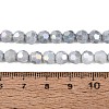 Anti-Tarnish Electroplate Glass Beads Strands EGLA-T021-6mm-15-15-2