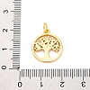 Brass Micro Pave Cubic Zirconia Pendants KK-D325-57G-01-3