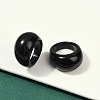 Natural Obsidian Finger Rings for Unisex RJEW-C128-01C-1