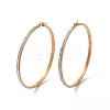 304 Stainless Steel Hoop Earrings EJEW-N0031-11G-01G-1