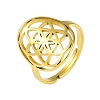 201 Stainless Steel Adjustable Rings for Women LS-RJEW-M008-01G-1