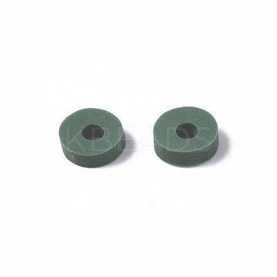 Handmade Polymer Clay Beads CLAY-R067-4.0mm-B46-1