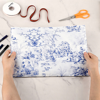 20Pcs 5 Colors Wrapping Paper DIY-SP0005-21-1