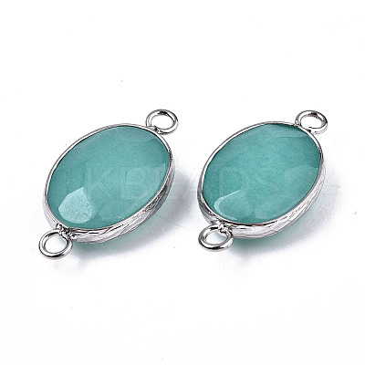 Natural White Jade Links/Connectors G-T131-102-12-1
