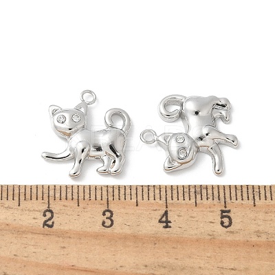 304 Stainless Steel Rhinestone Pendants STAS-Z122-47P-1