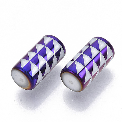 Electroplate Glass Beads EGLA-N003-05-M-1