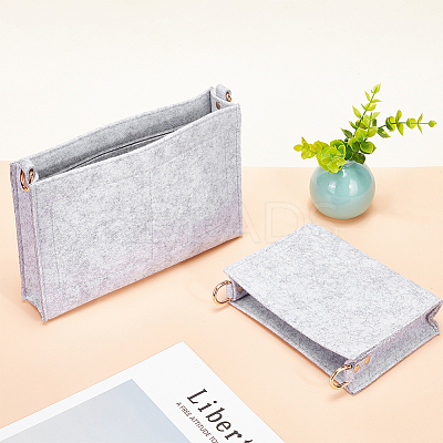 2Pcs 2 Style Wool Felt Bag Organizer Inserts FIND-WR0007-41C-1