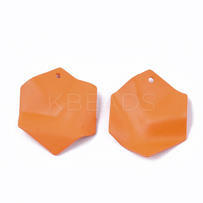 Spray Painted Iron Pendants X-IFIN-S704-11B-1