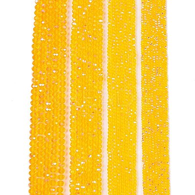 Electroplate Glass Beads Strands EGLA-A044-T4mm-L05-1
