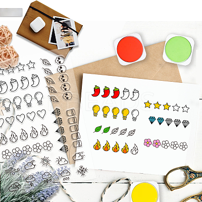 PVC Plastic Clear Stamps DIY-WH0631-0674-1